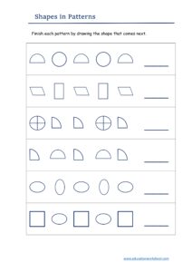 Geometric shape patterns