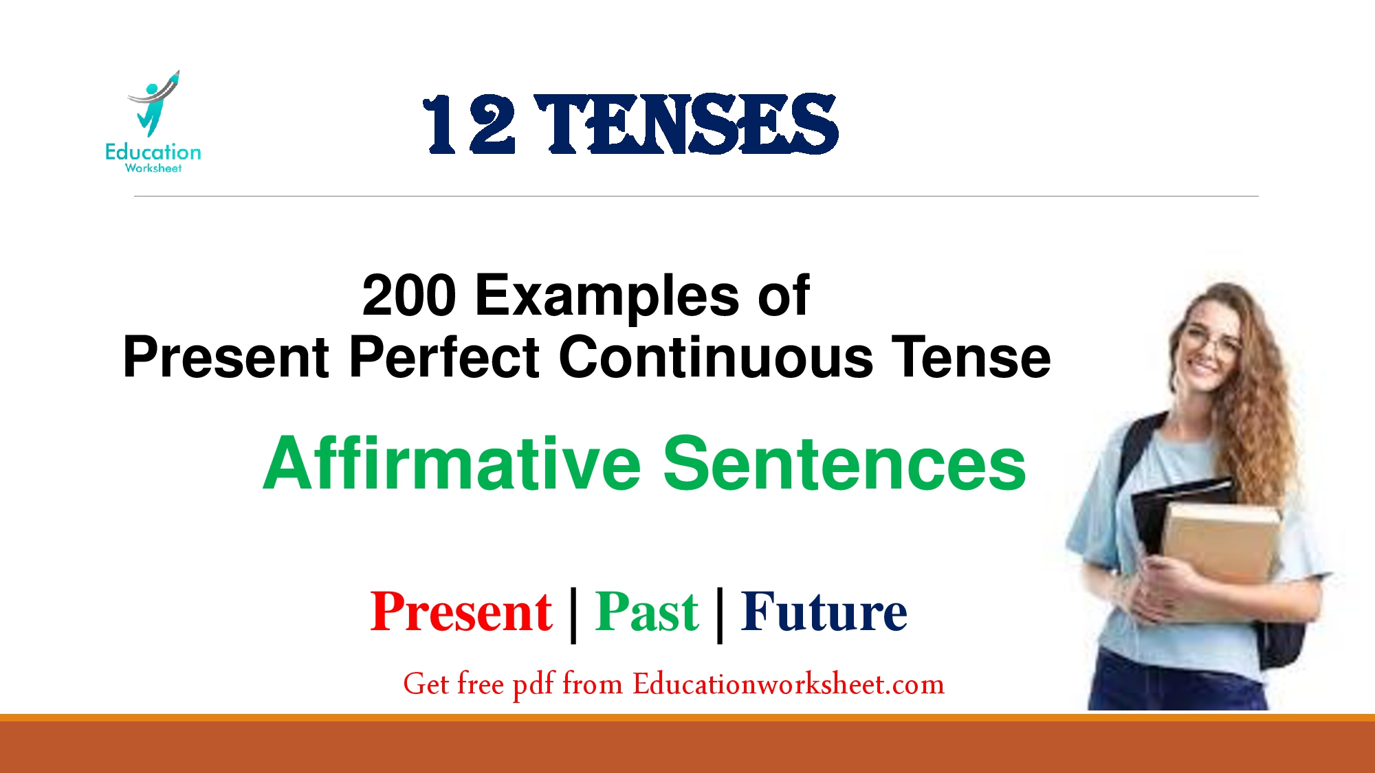 what is the formula of present perfect continuous tense in negative