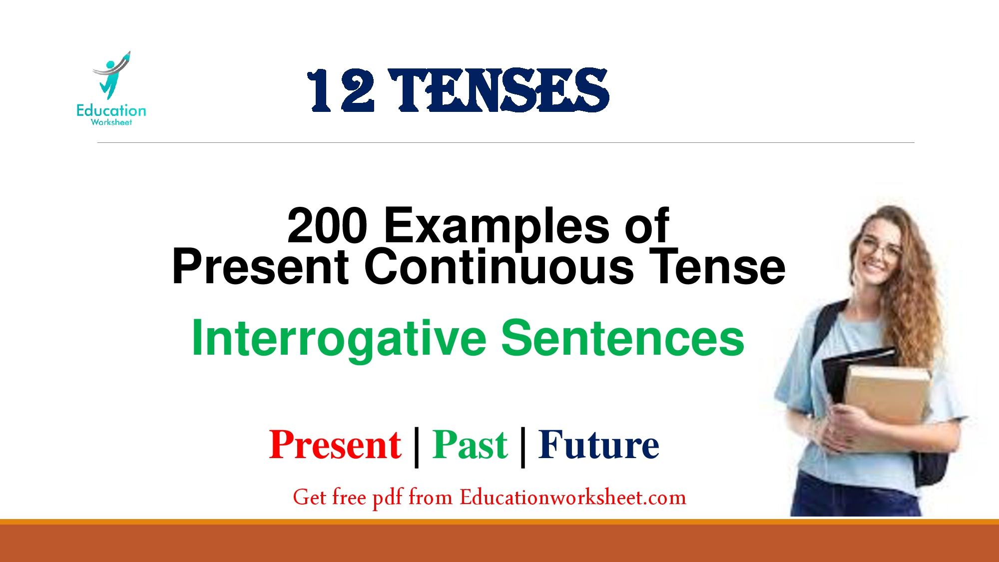 10 examples of present continuous tense interrogative