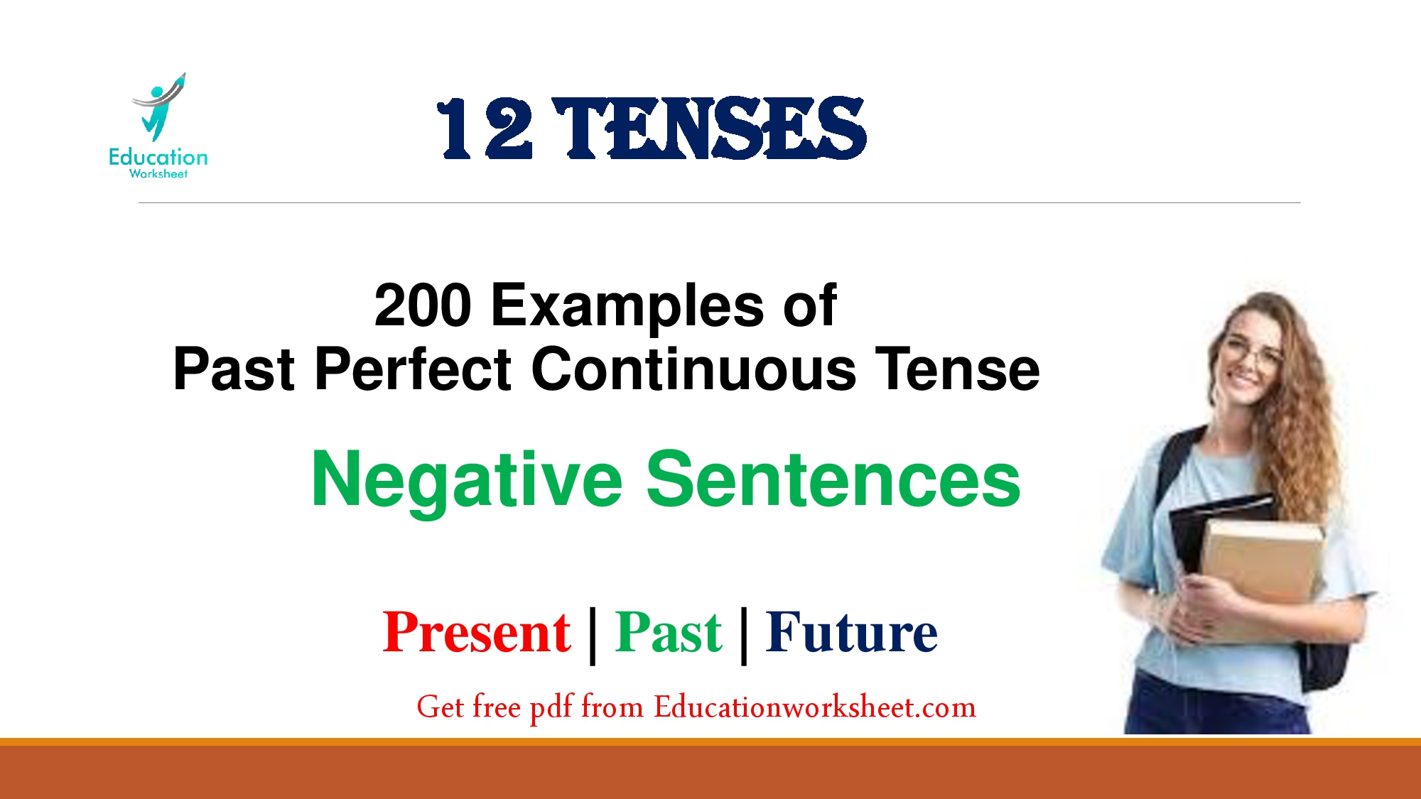 NEGATIVE PAST PERFECT CONTINUOUS TENSE visual data 5