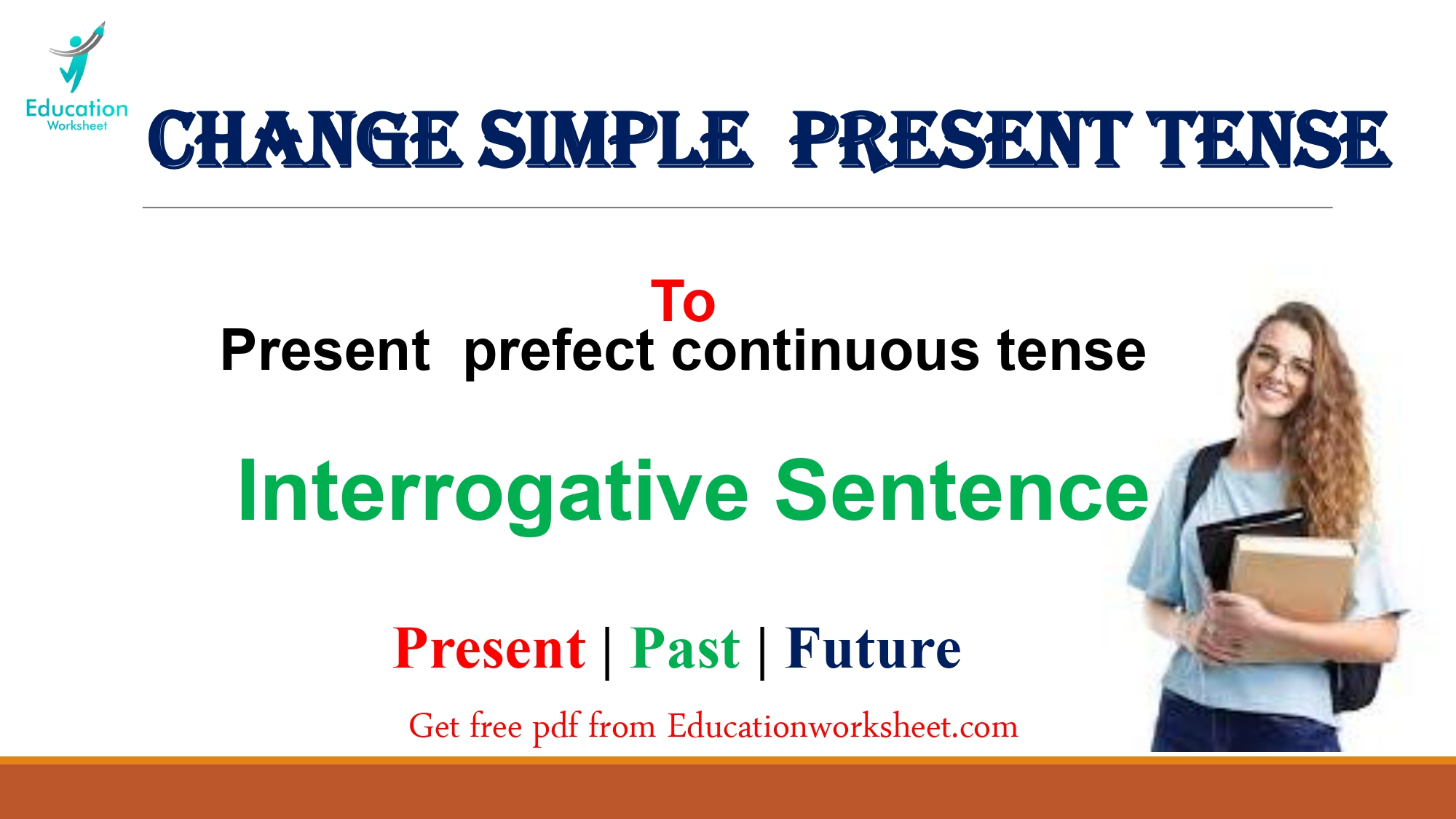 Change To Present Perfect Continuous Form Interrogative - Education ...