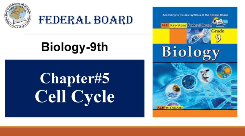 9th Biology Chapter5 Cell Cycle