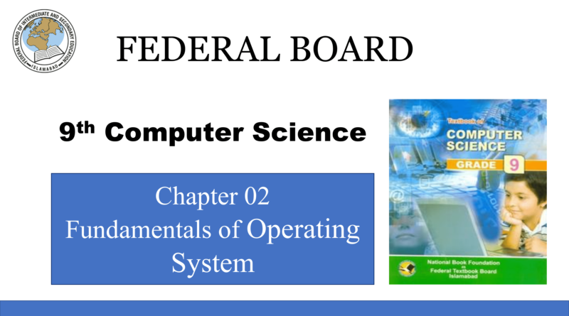Computer Science chapter 2 fundamentals of operating system