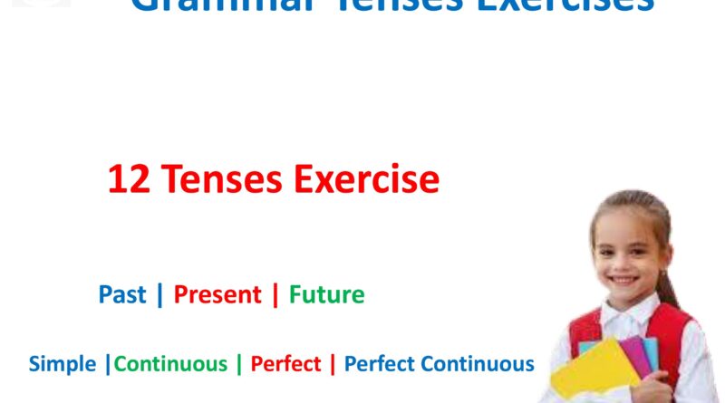 Grammar Tenses Exercise